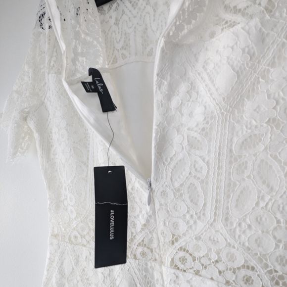 Lulus White Lace Dress - Picture 6 of 6